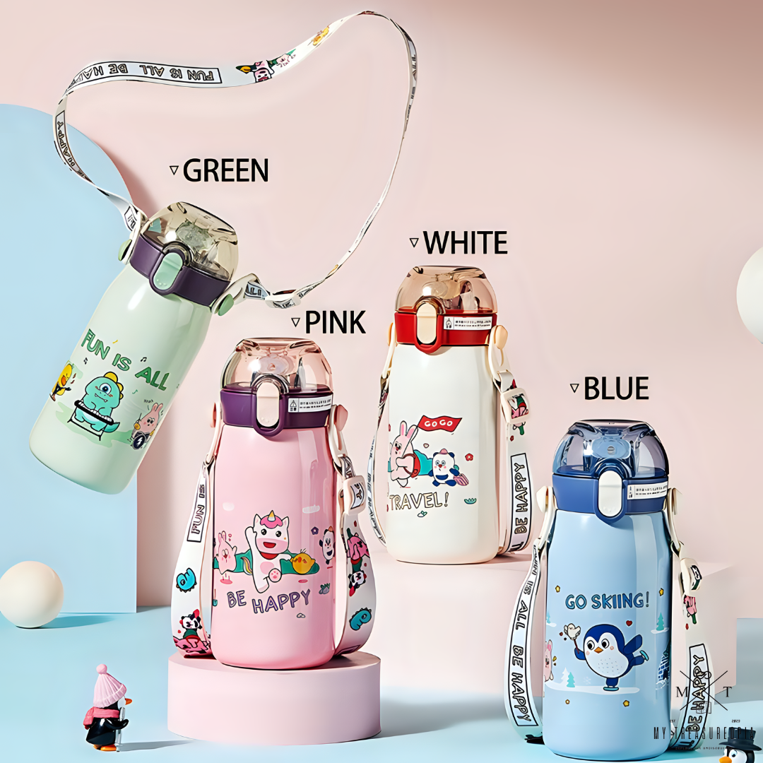 Animal Theme School Water Bottle - 530ML