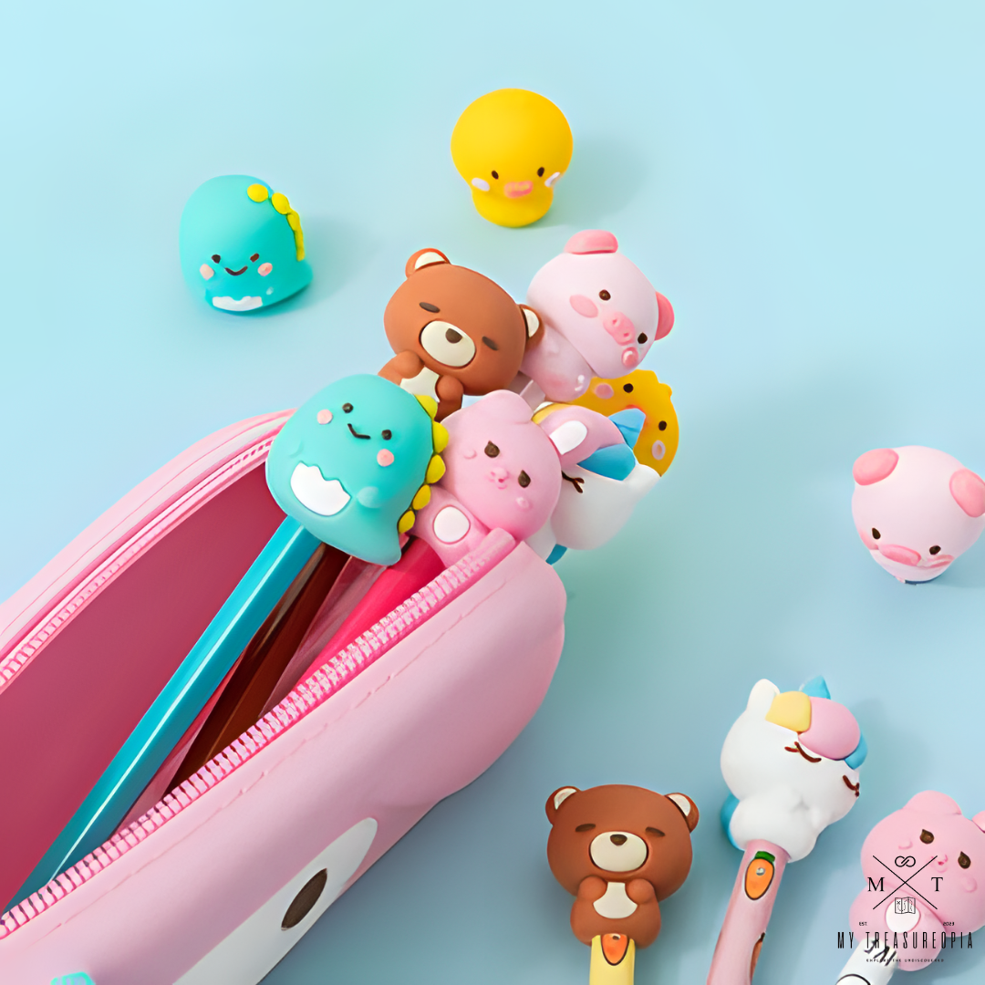 Baby Animals Pen/Pencil Cap ( Rabbit, Dino, Unistar )