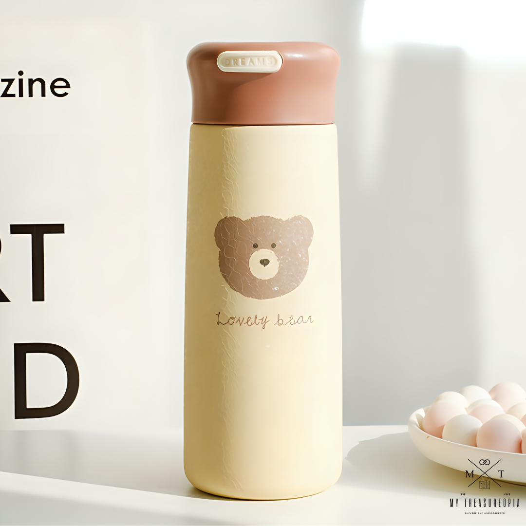 Bear World Stainless Steel Water Bottle - 350ML