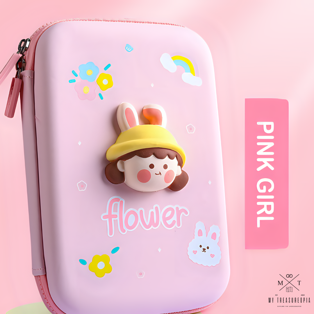 3D Eva Pencil Case With Squishy Baby Animals