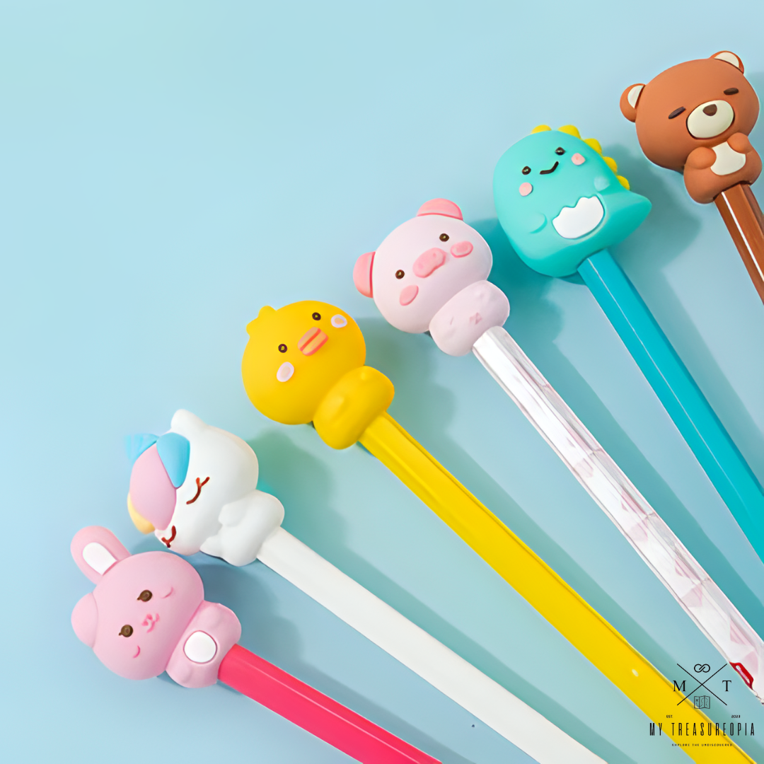 Baby Animals Pen/Pencil Cap ( Rabbit, Dino, Unistar )