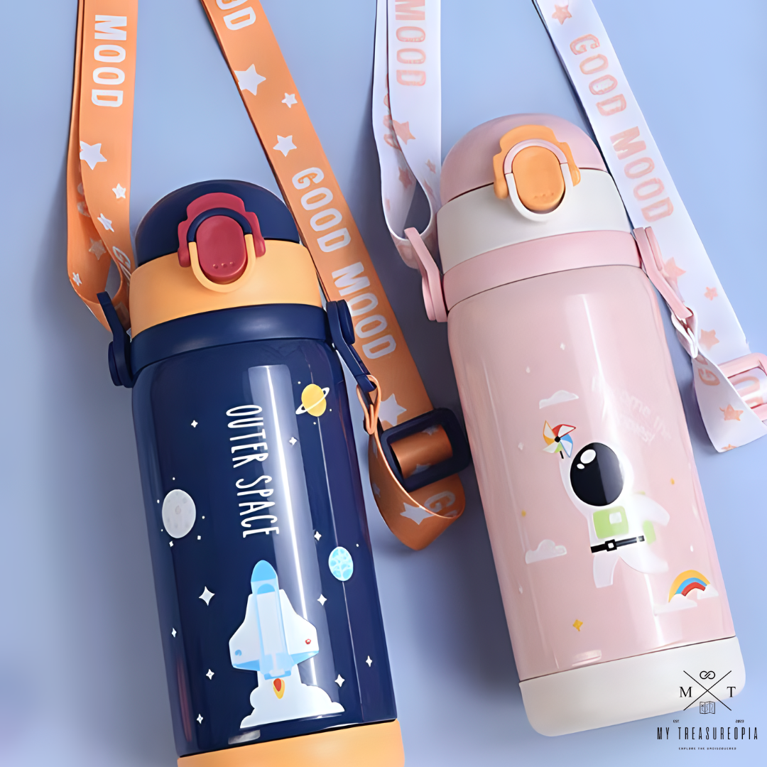 Space Shuttle Stainless Steel Water Bottle - 450ML