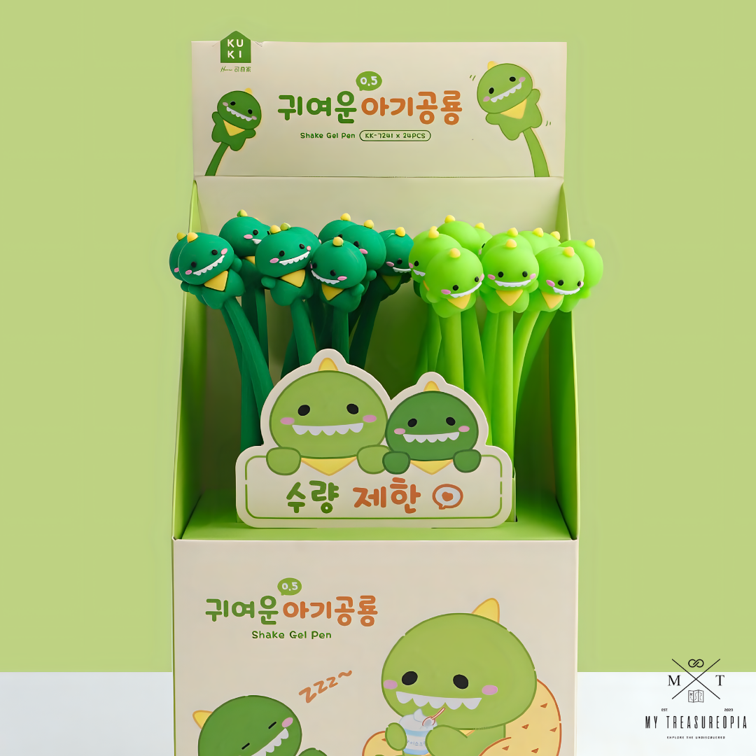 Baby Dino Gel Pen ( Pack Of 3 Pcs )