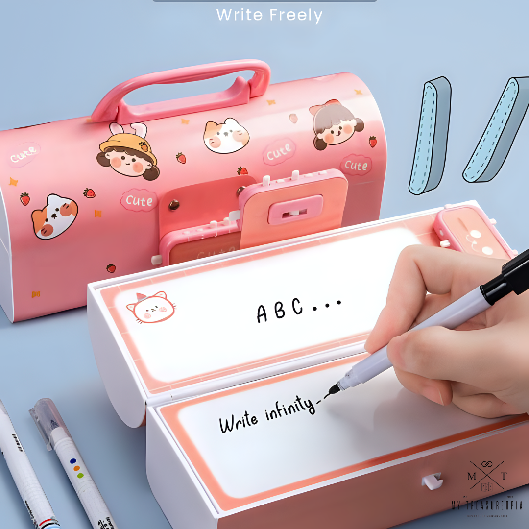 Character Themed Password Protected Pencil Case