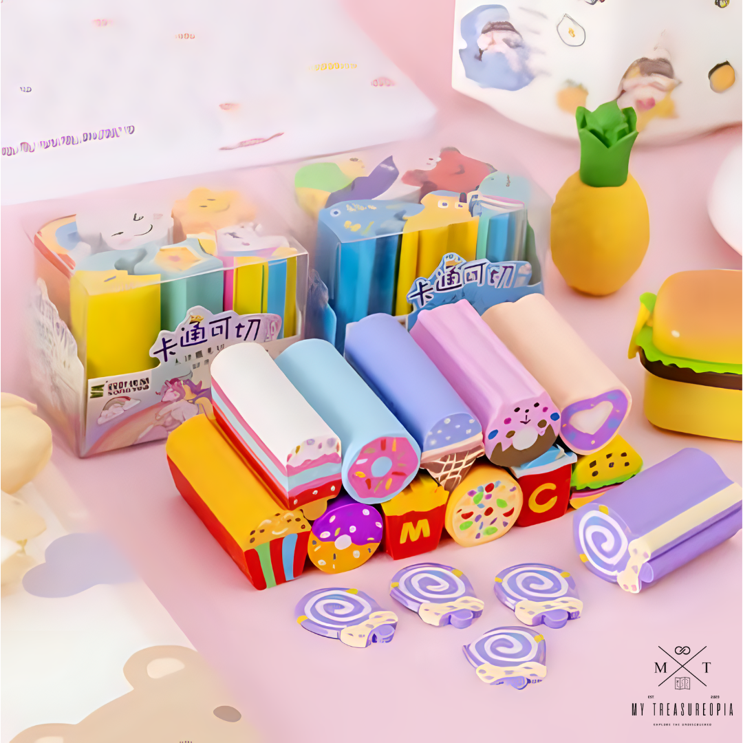 Unicorn Eraser Box ( Box Contains 6 Pcs Eraser )