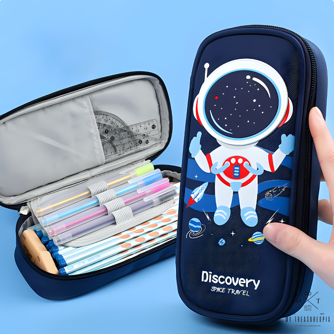 Kids Soft Fabric Pencil Pouch