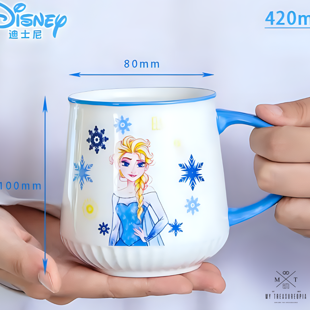 Frozen Ceramic Mug With Lid (1 Piece)