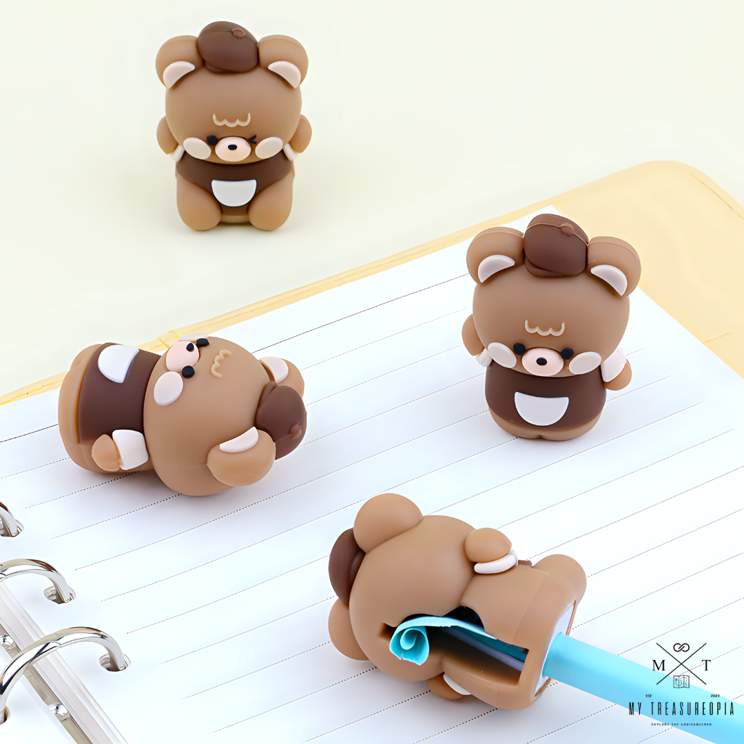 Mini Coffee Bear Sharpener ( Pack Of 2 )