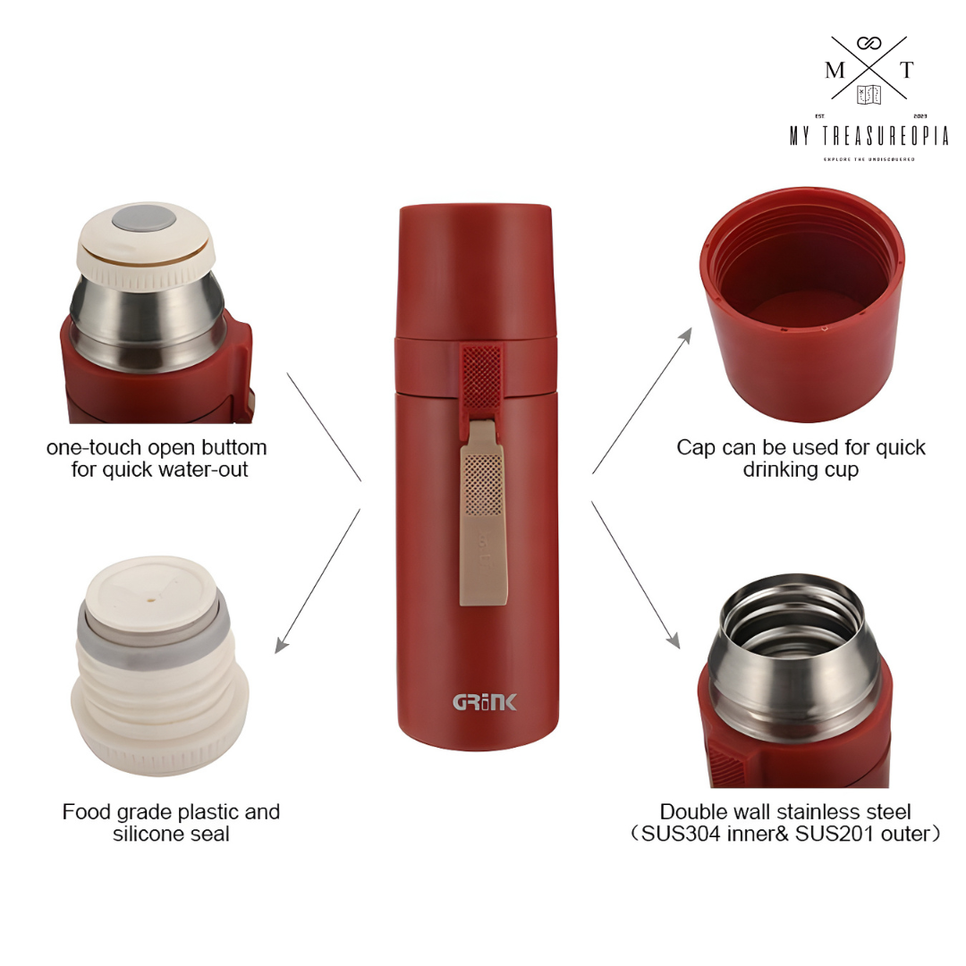 Thermos Bottle - 550ML ( Heat - Cold Resistant )