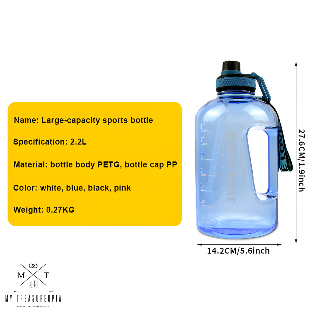 Gym Water Bottle - 2200 ML