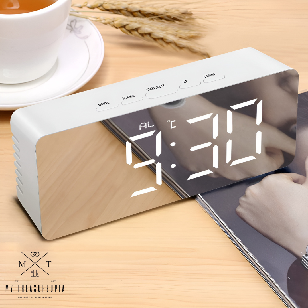 Mirror Digital LED Alarm Clock