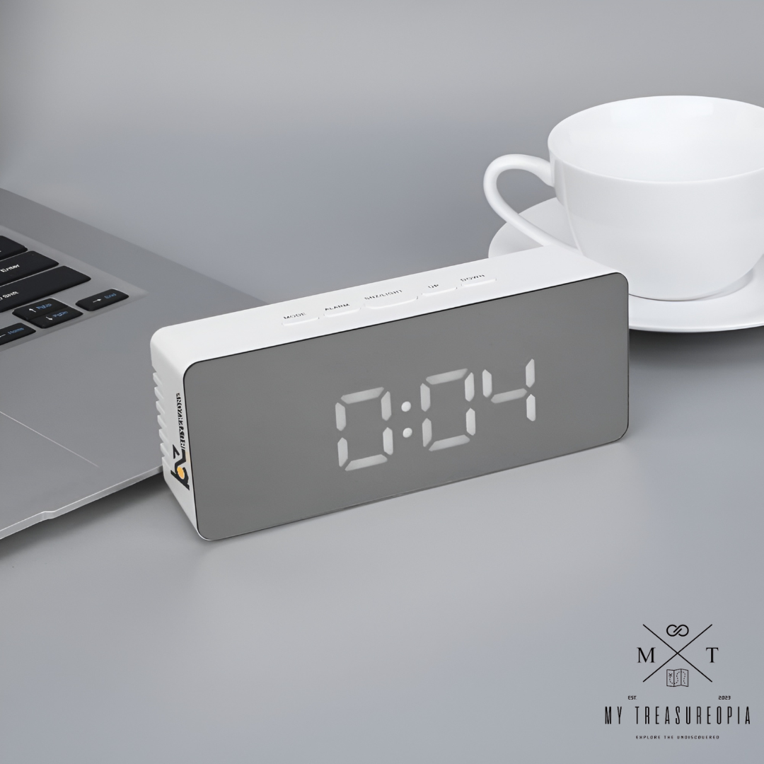 Mirror Digital LED Alarm Clock