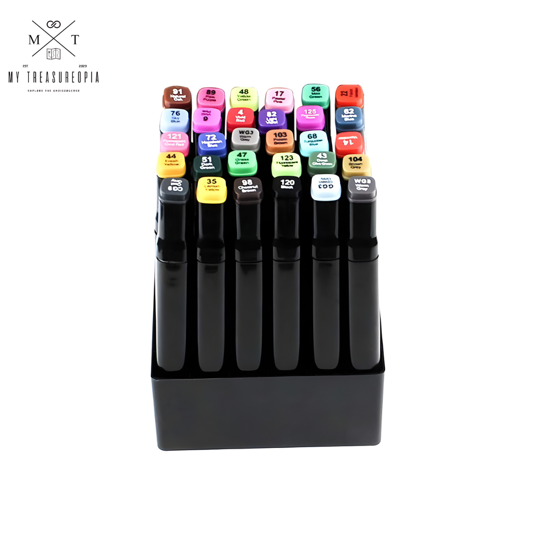 Double Tip Marker Pen ( Pack of 30 Pcs )