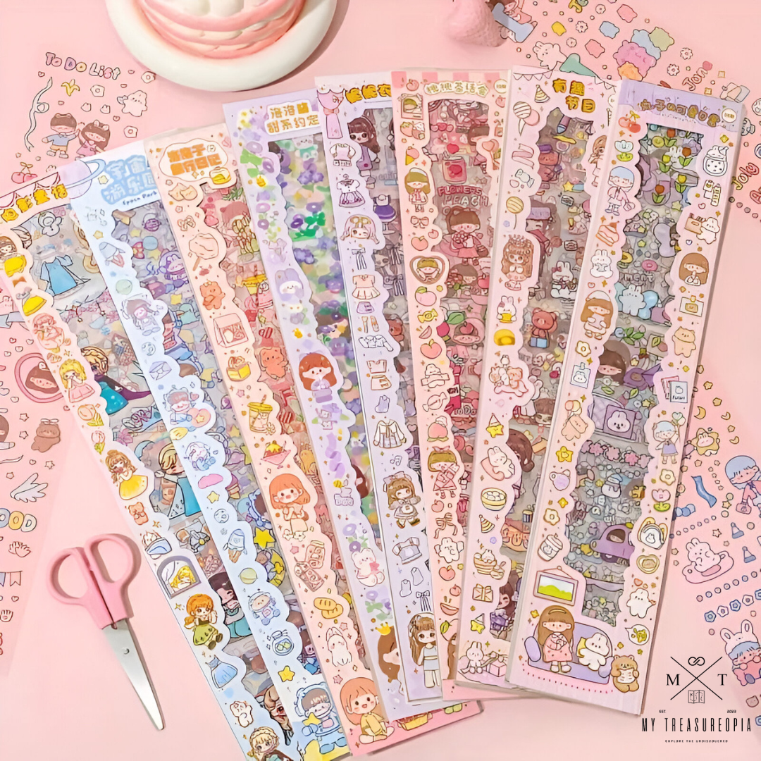 Cute & Colorful Stickers ( 20 Sticker Sheets In 1 Pack )