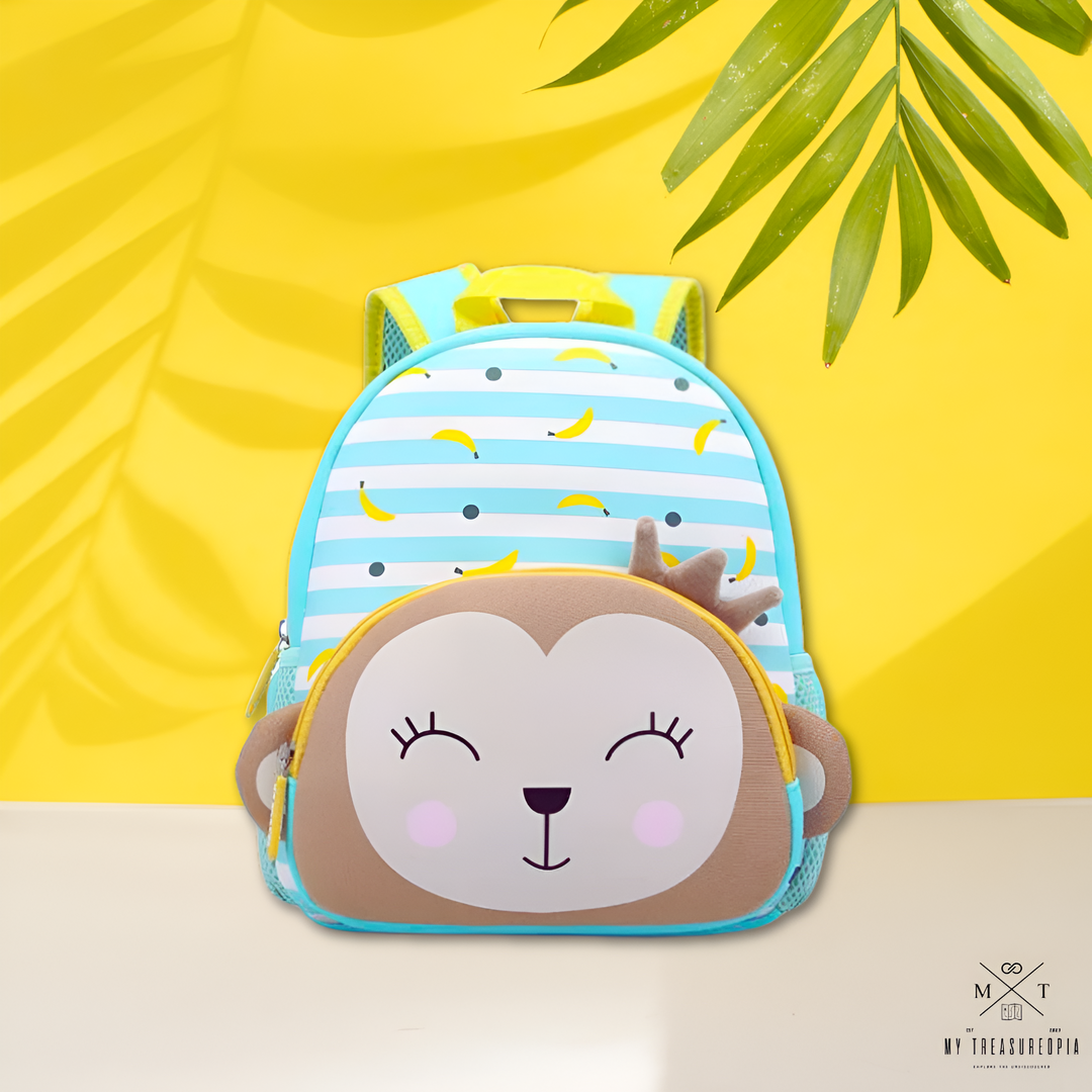 Monkey Kids Cute School Bag