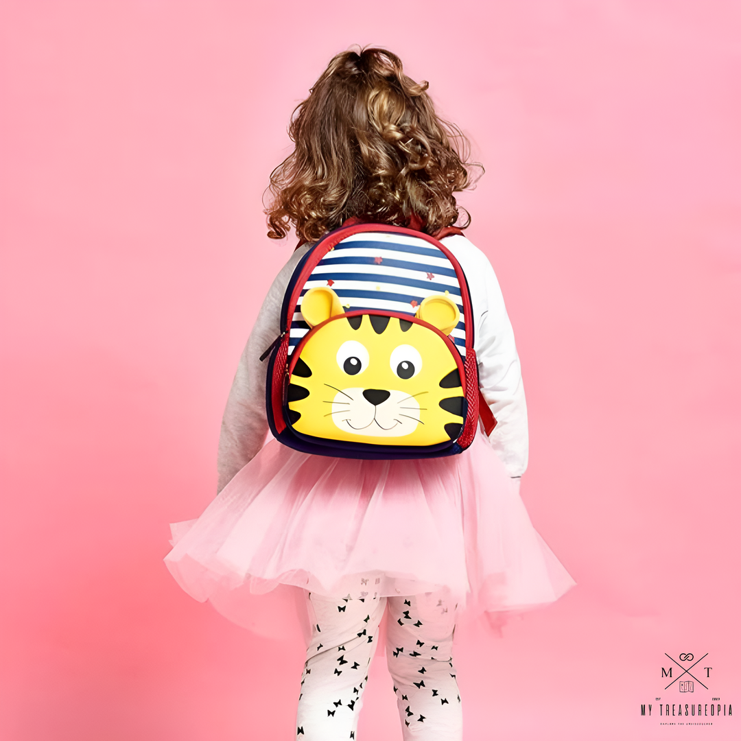 Tiger Kids Cute School Bag