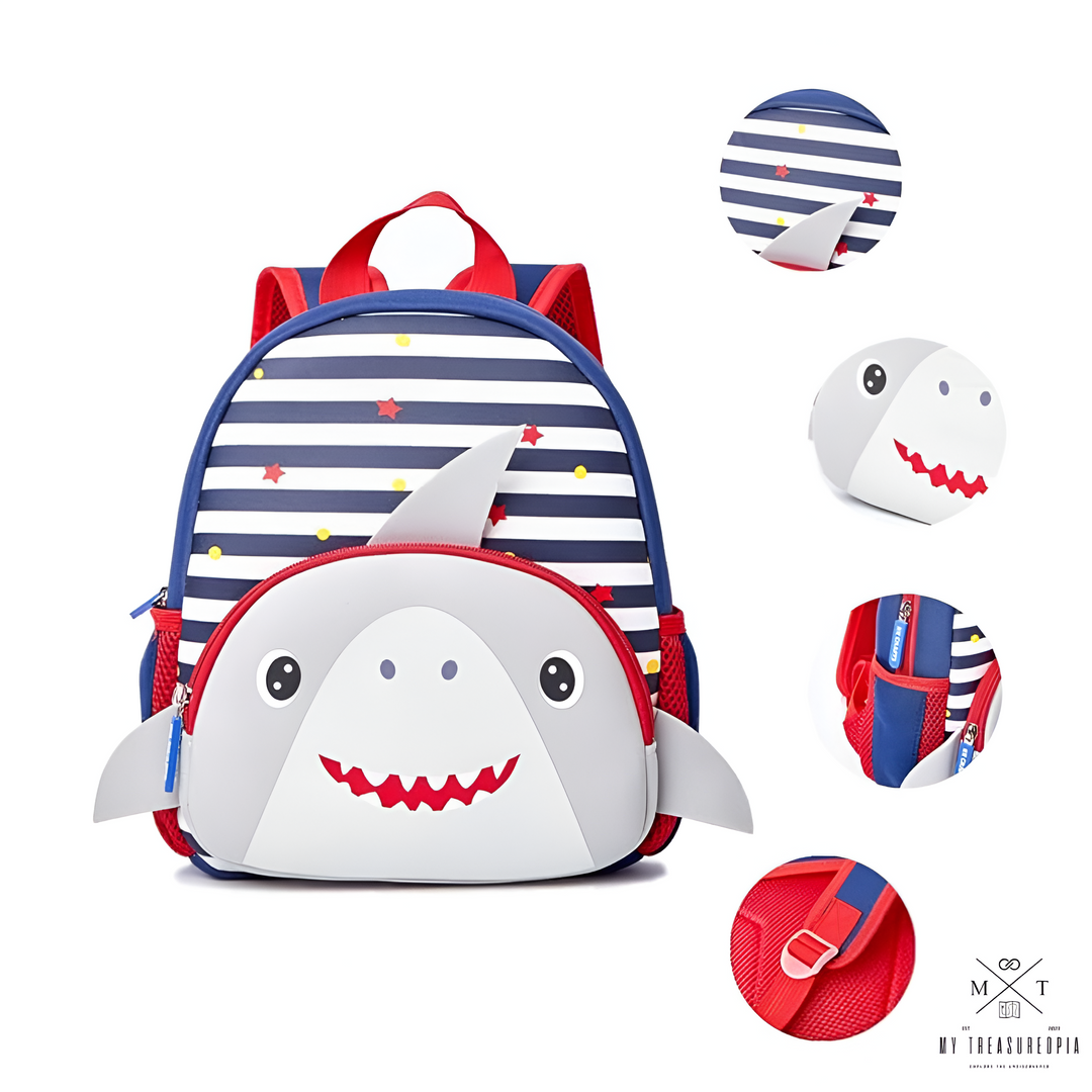 Baby Shark Kids Cute School Bag