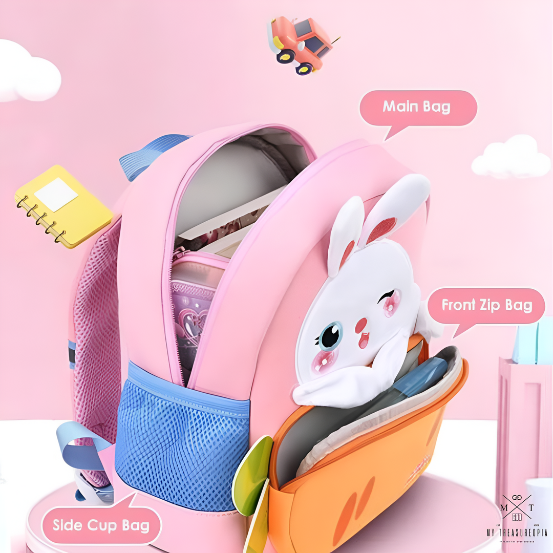 My Carrot Bunny Kids School Bag