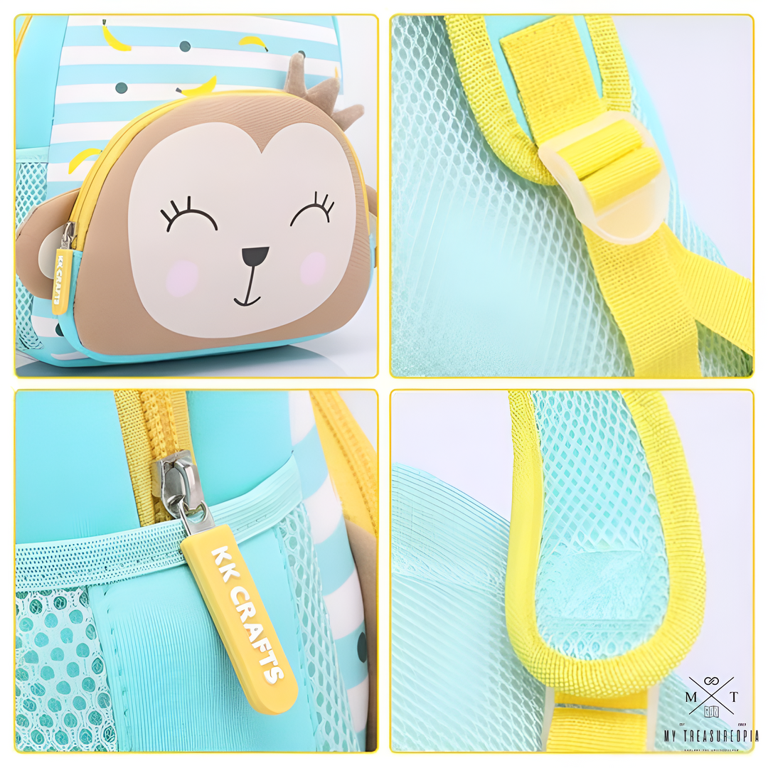 Monkey Kids Cute School Bag