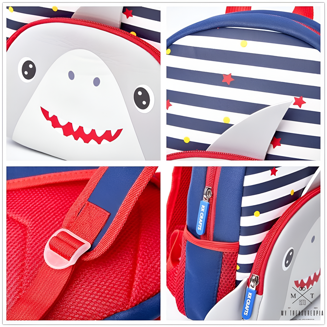 Baby Shark Kids Cute School Bag