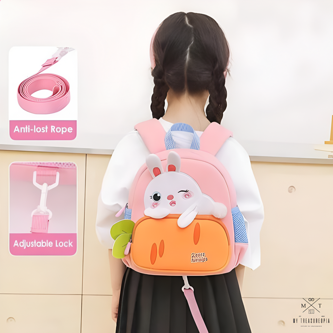 My Carrot Bunny Kids School Bag