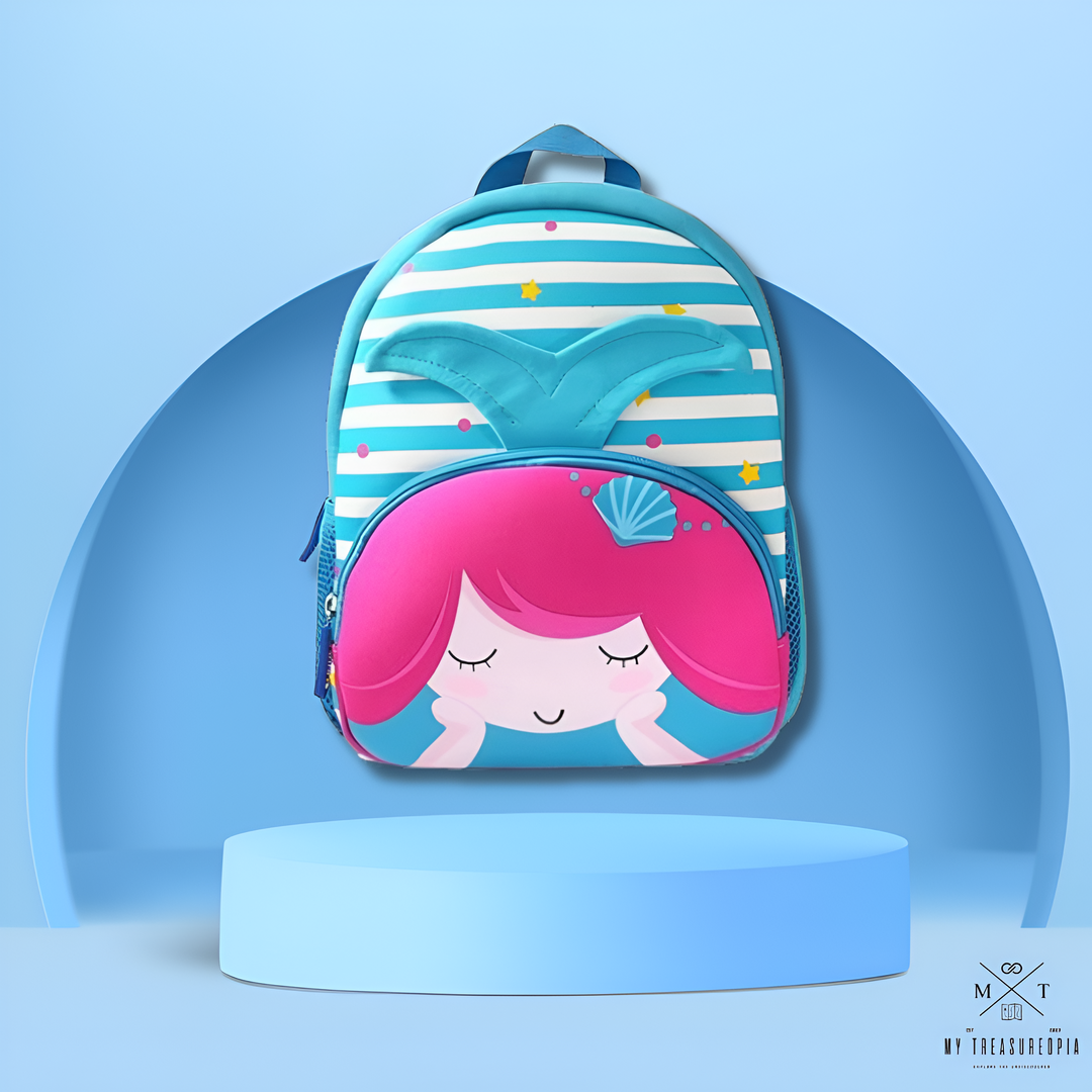 Mermaid Design Kids School Bag