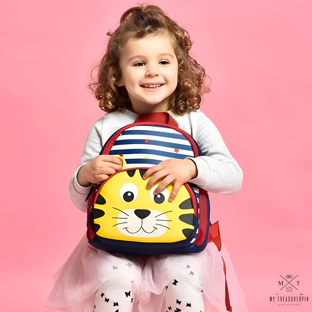 Tiger Kids Cute School Bag