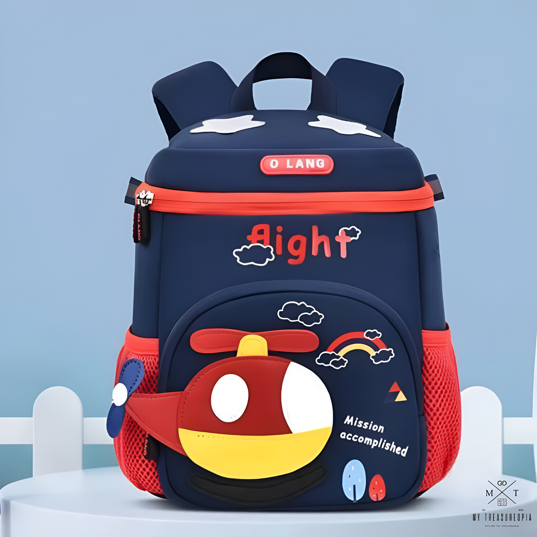 My Friend Helicopter Kids School Bag