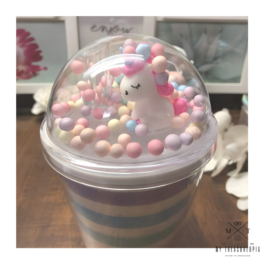 Unicorn Glitter Sipper Bottle - 550 ML