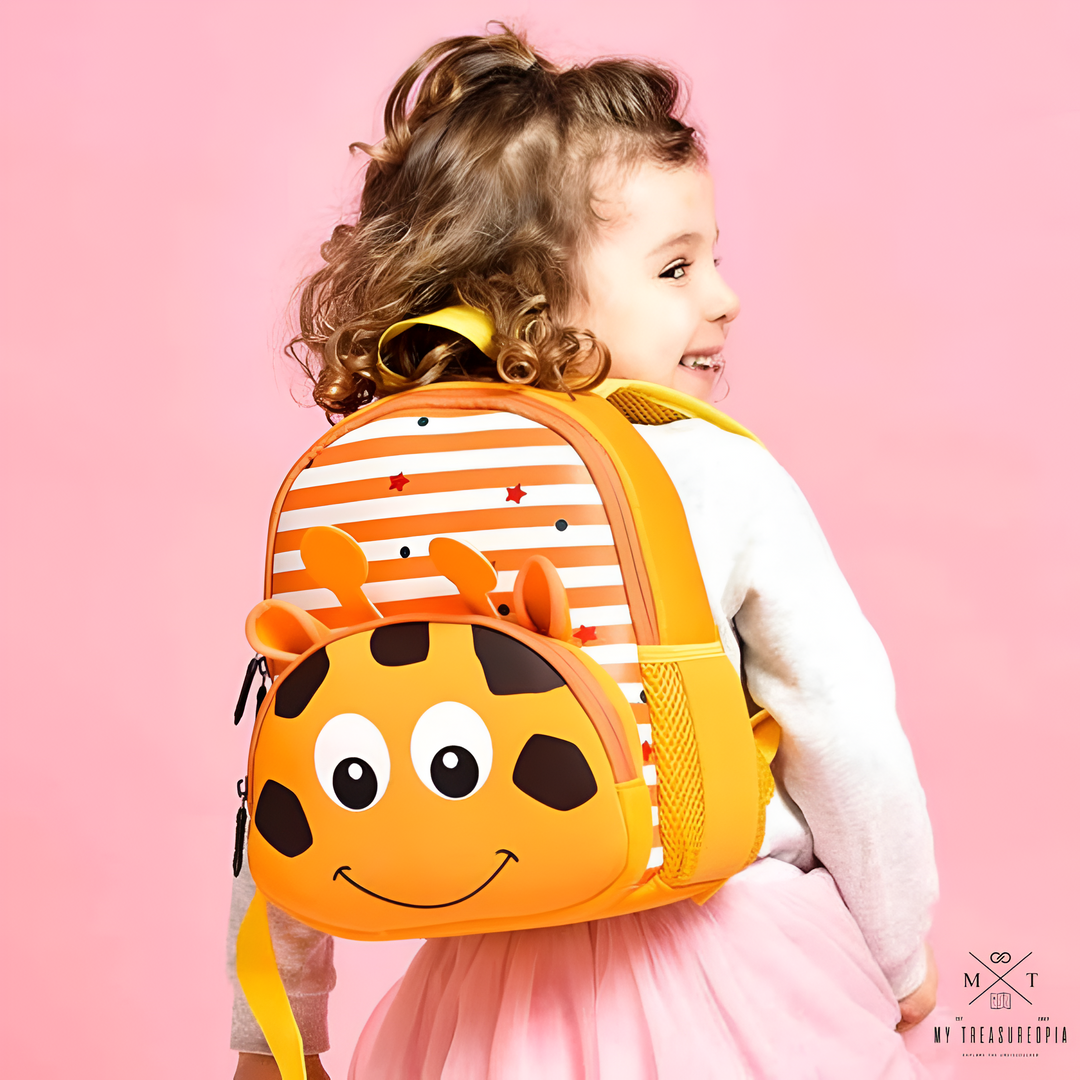 Giraffe Kids Cute School Bag