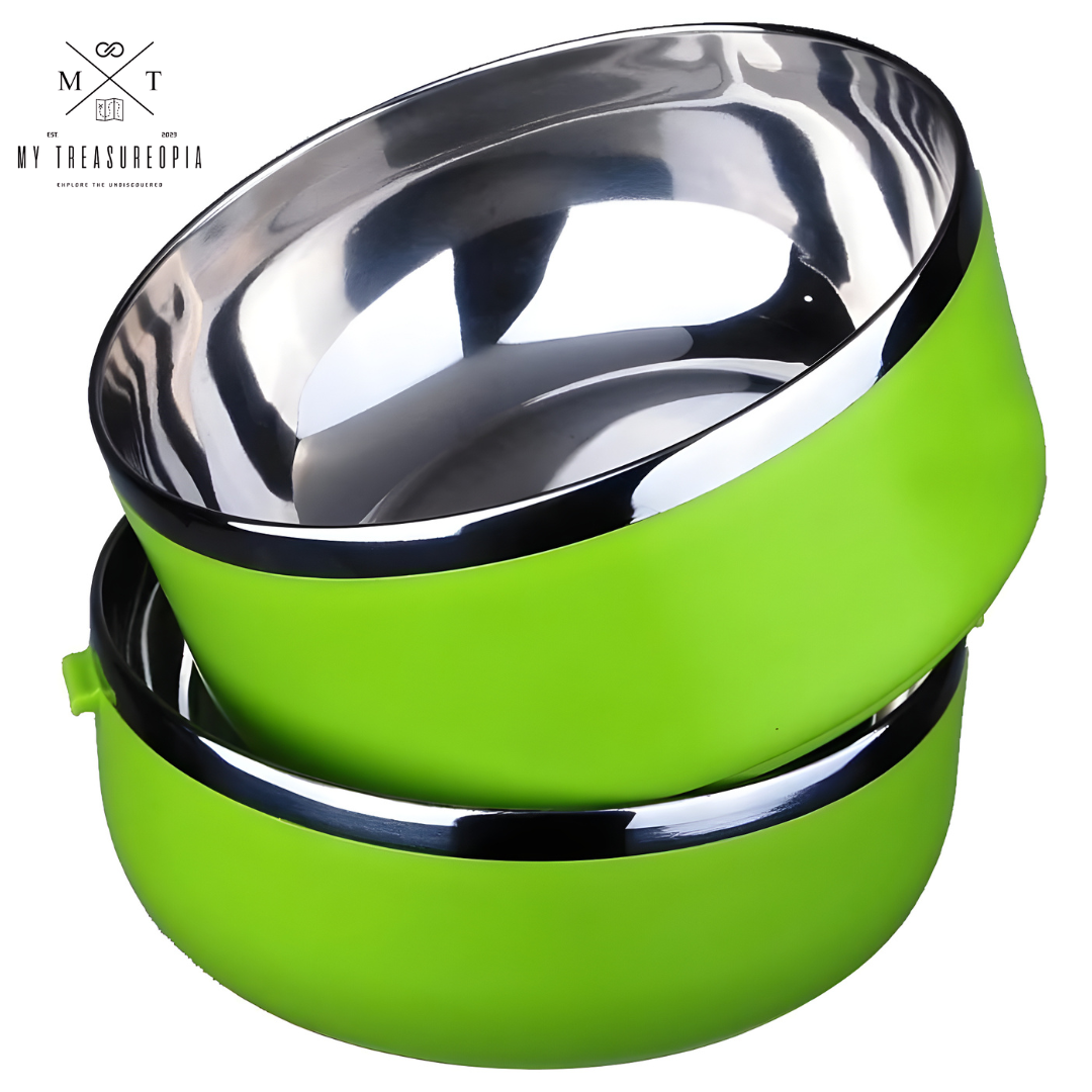 Double Steel Lunch Box - 1400 ML