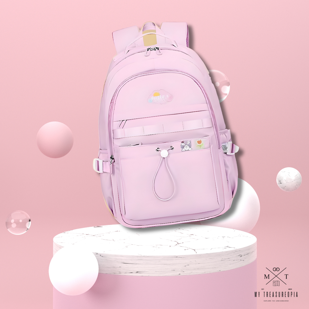 Pastel String School Bag