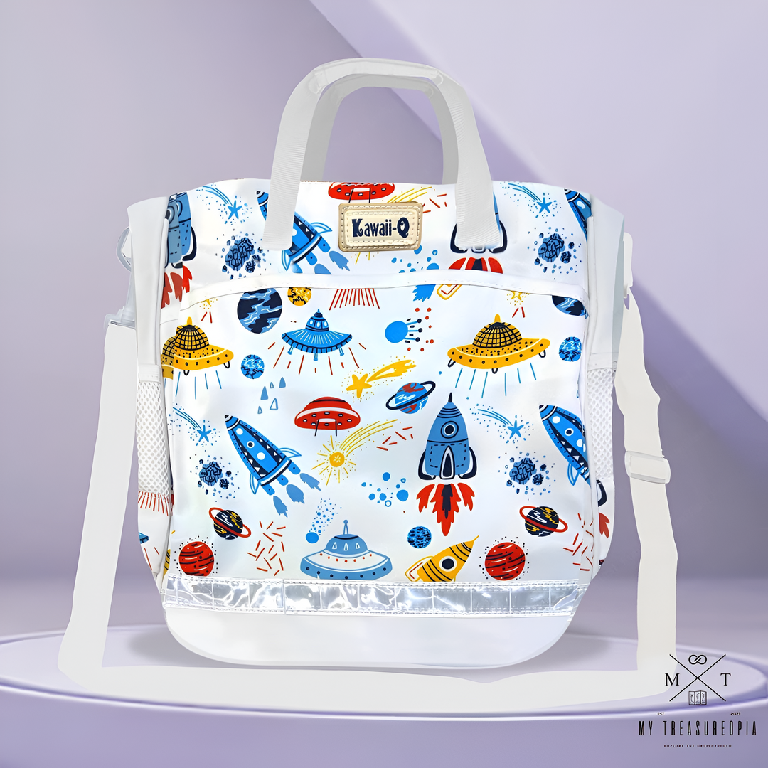 I AM COSMOS Tote Bag ( 2 In 1 Hand Bag & Shoulder Bag )