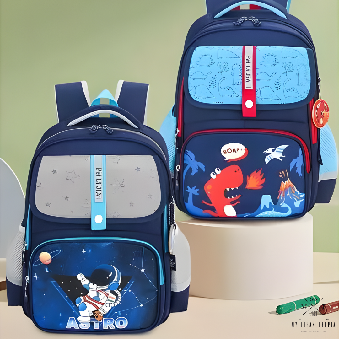 Astro Space / Fire Dragon  School Bag