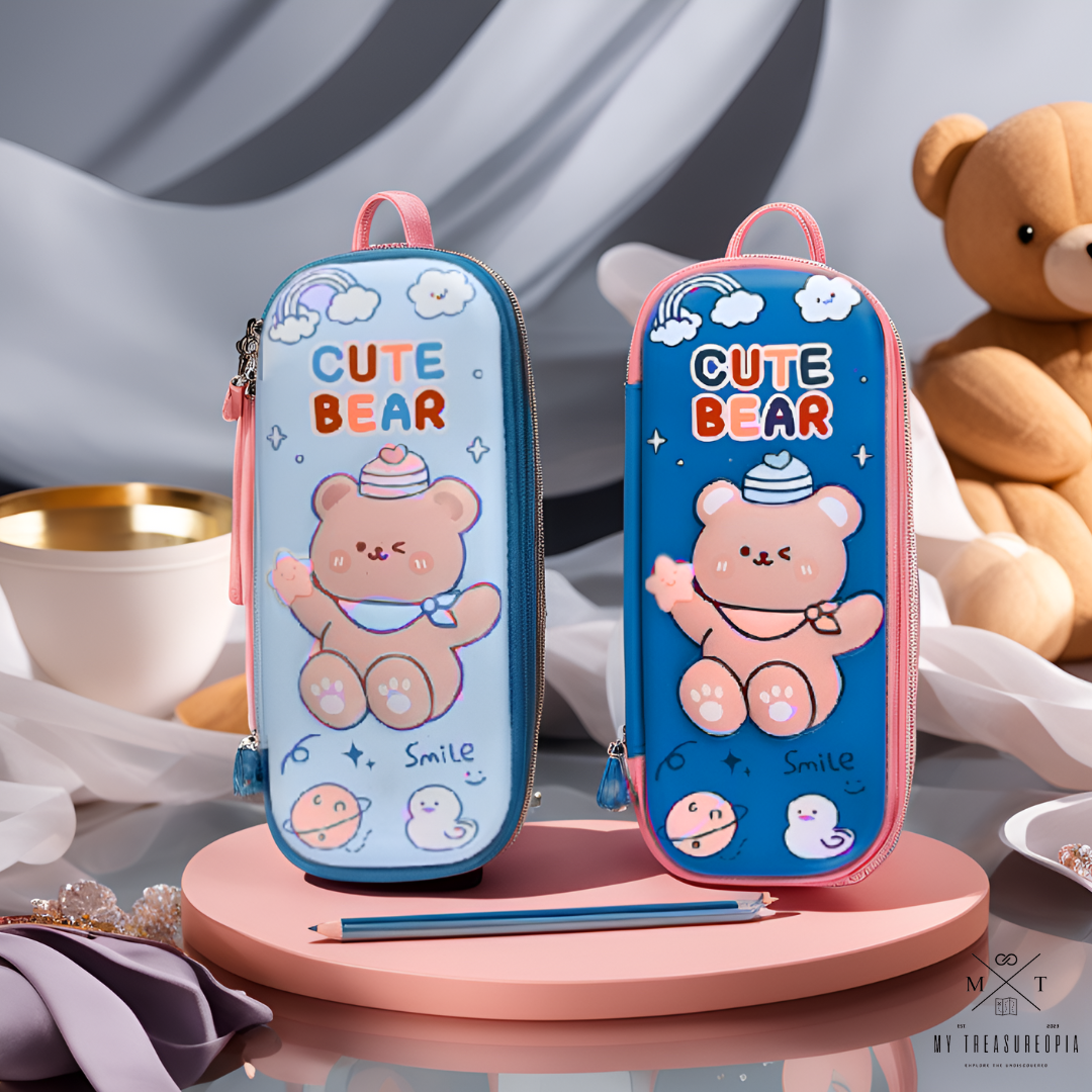 Cute Bear Pencil Pouch