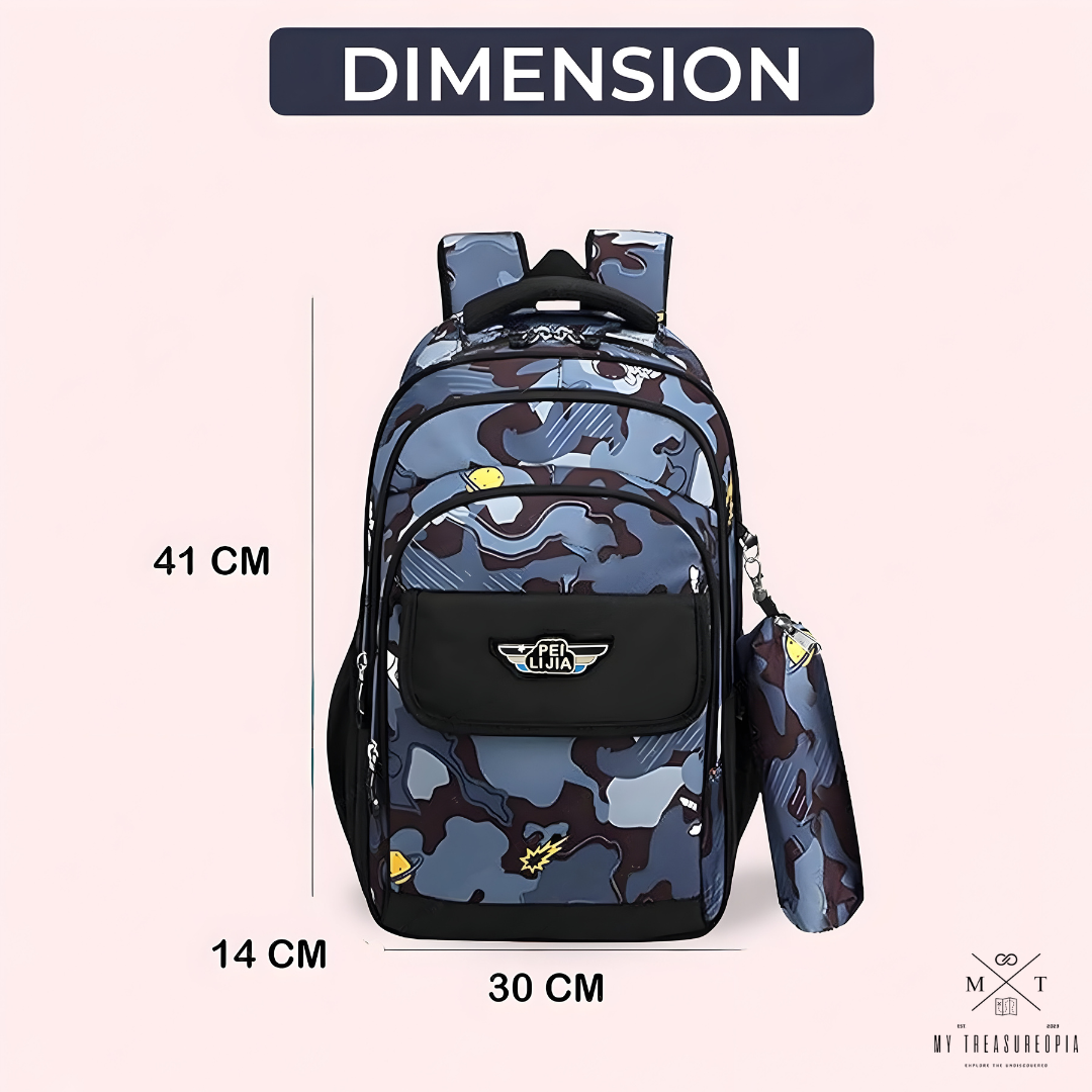 Space Theme School Bag