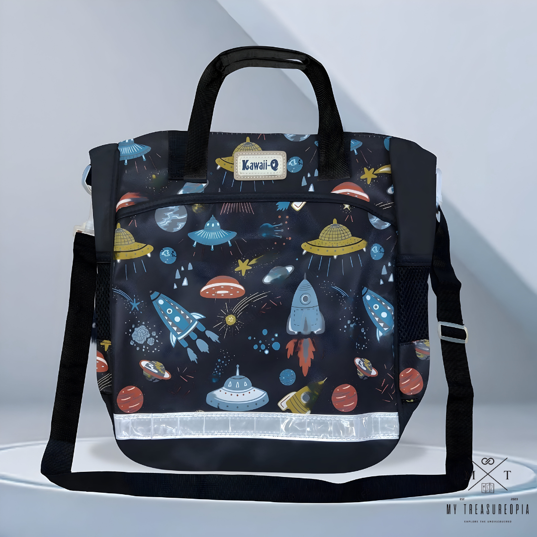 I AM COSMOS Tote Bag ( 2 In 1 Hand Bag & Shoulder Bag )