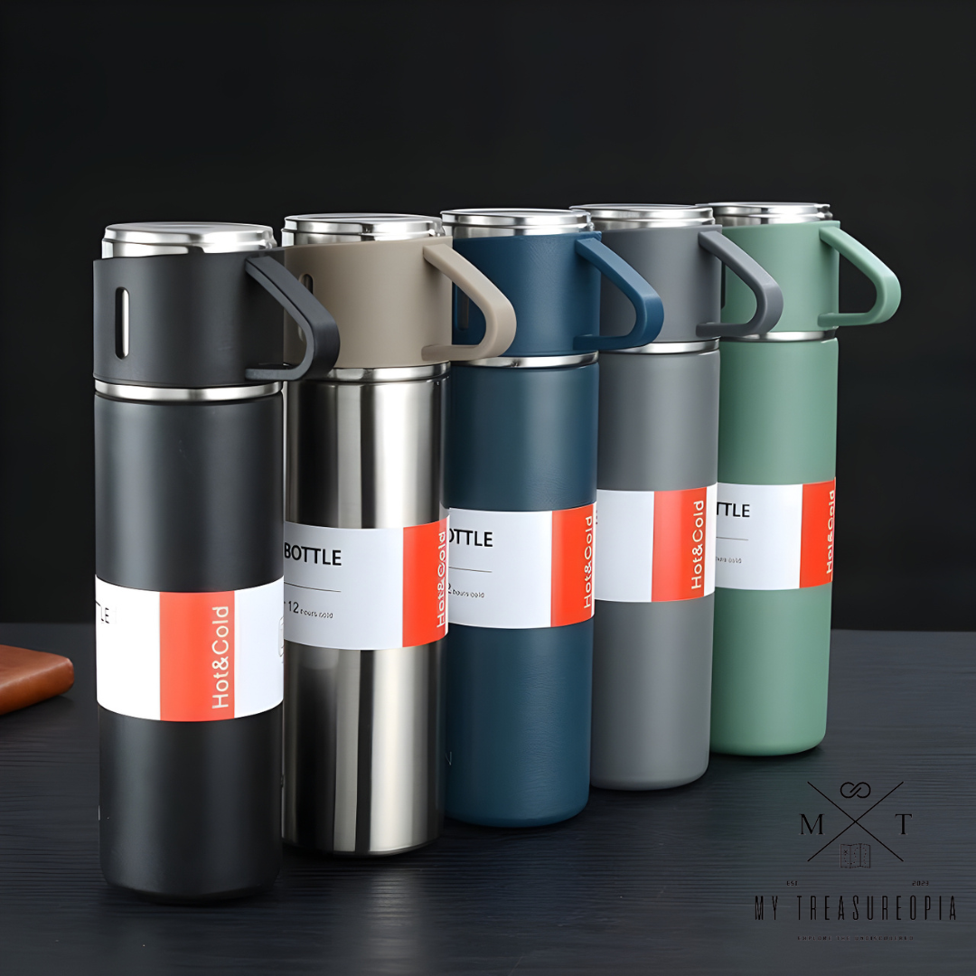 Vacuum Flask Bottle Set