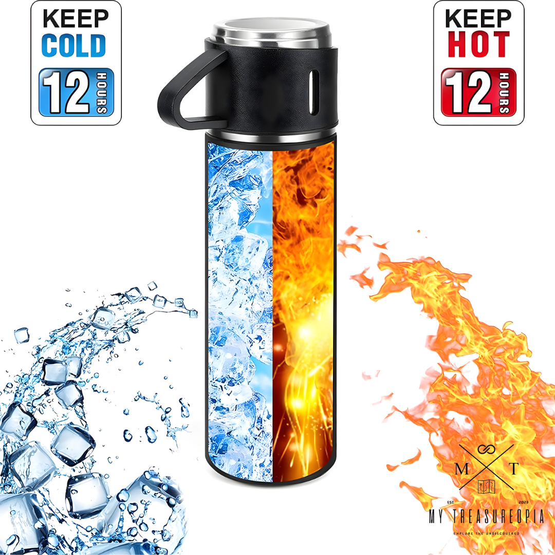 Vacuum Flask Bottle Set