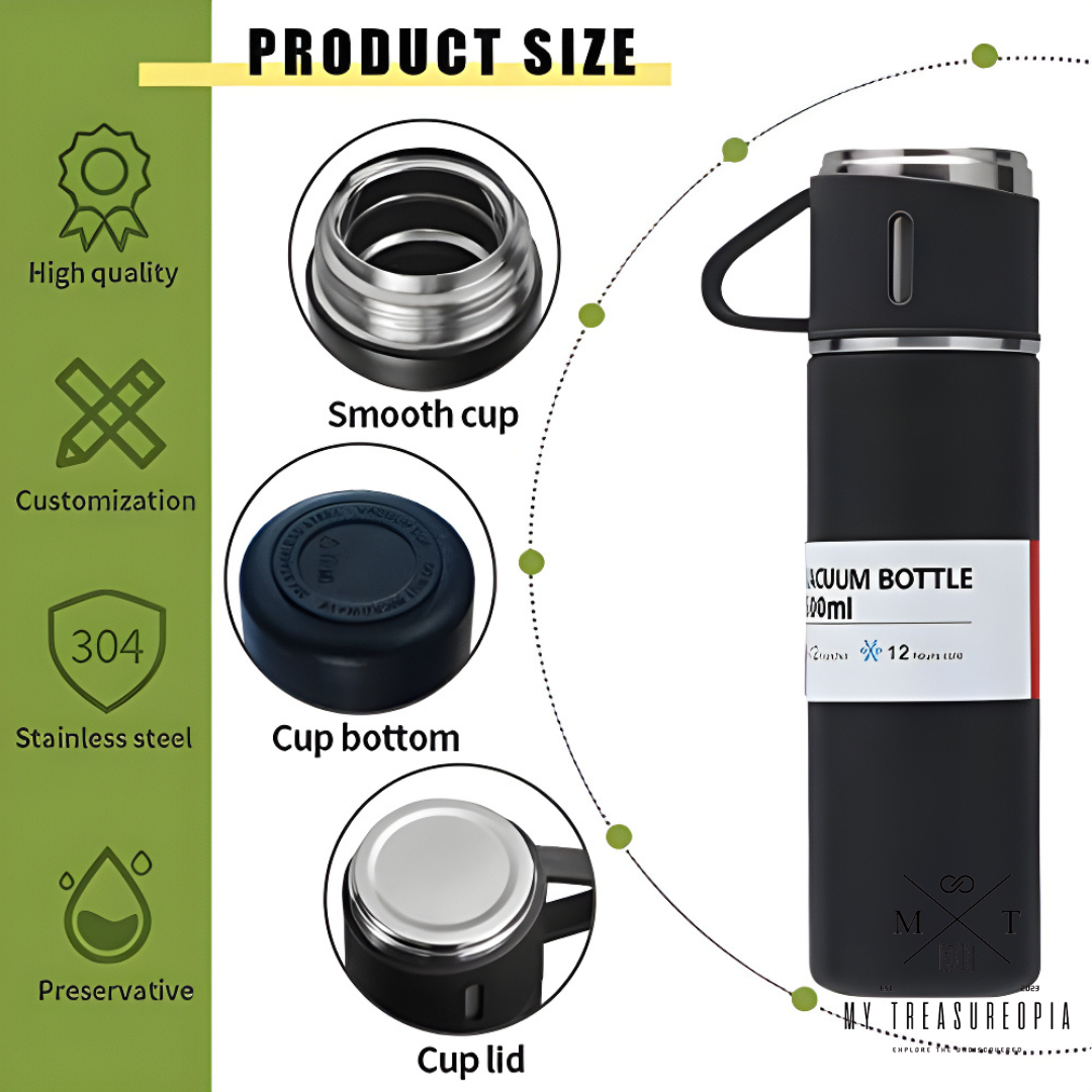 Vacuum Flask Bottle Set