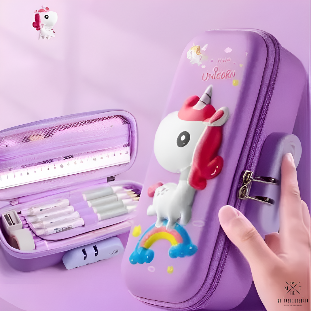 Magic Unicorn Password Protected Pencil Case