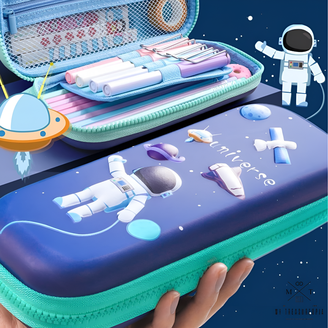 3D Astronaut Squishy Fam Pencil Case