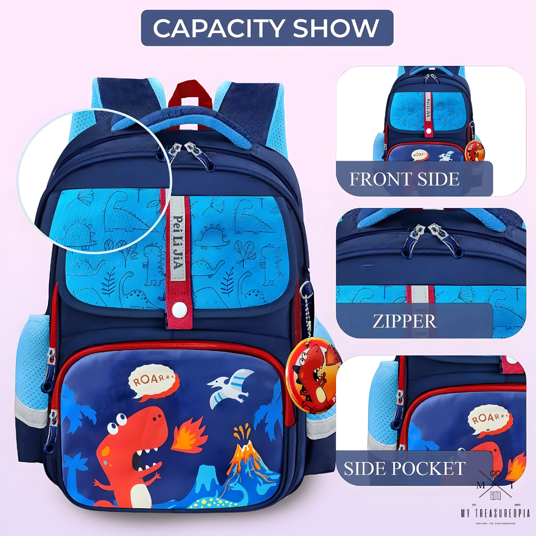 Astro Space / Fire Dragon  School Bag