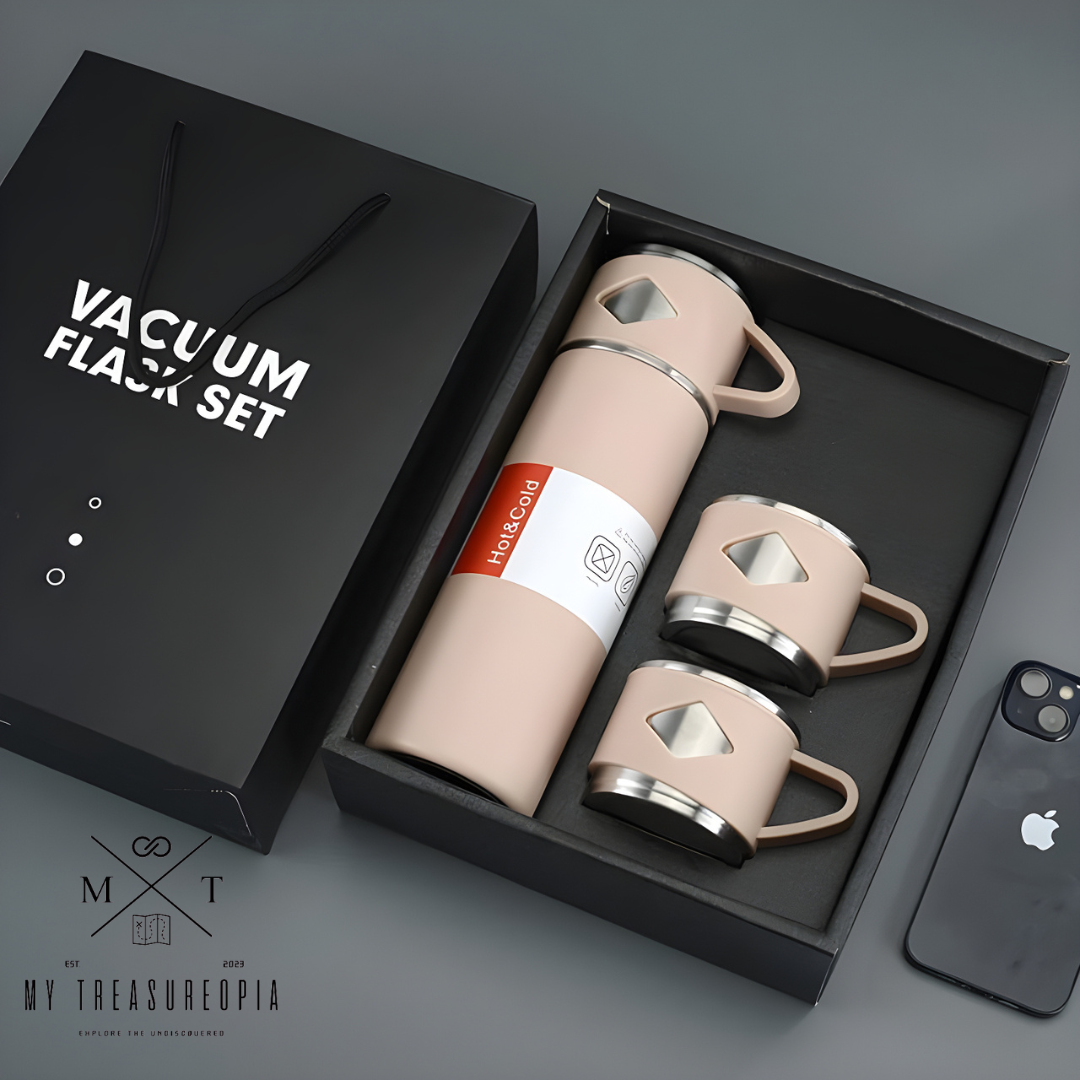 Vacuum Flask Bottle Set