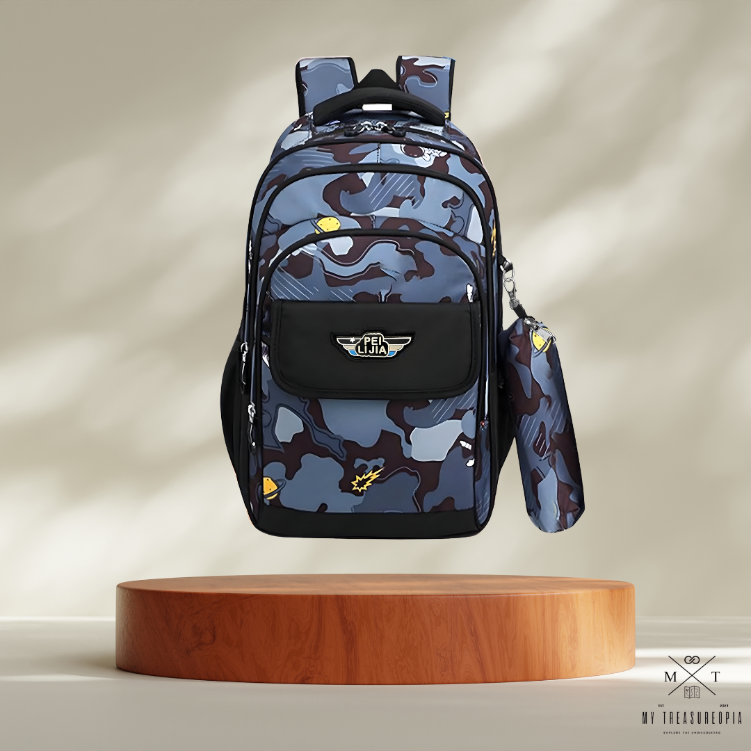 Space Theme School Bag