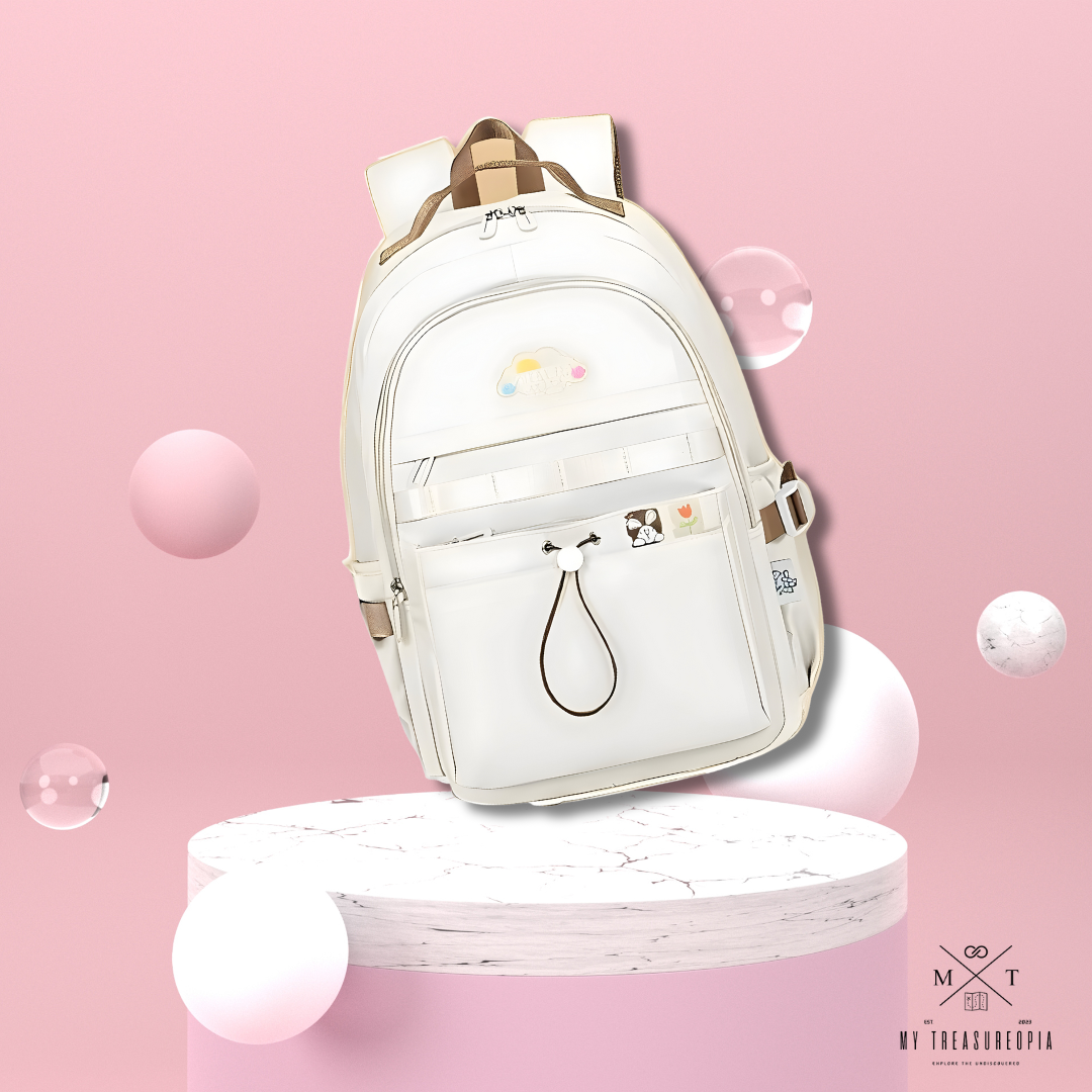 Pastel String School Bag