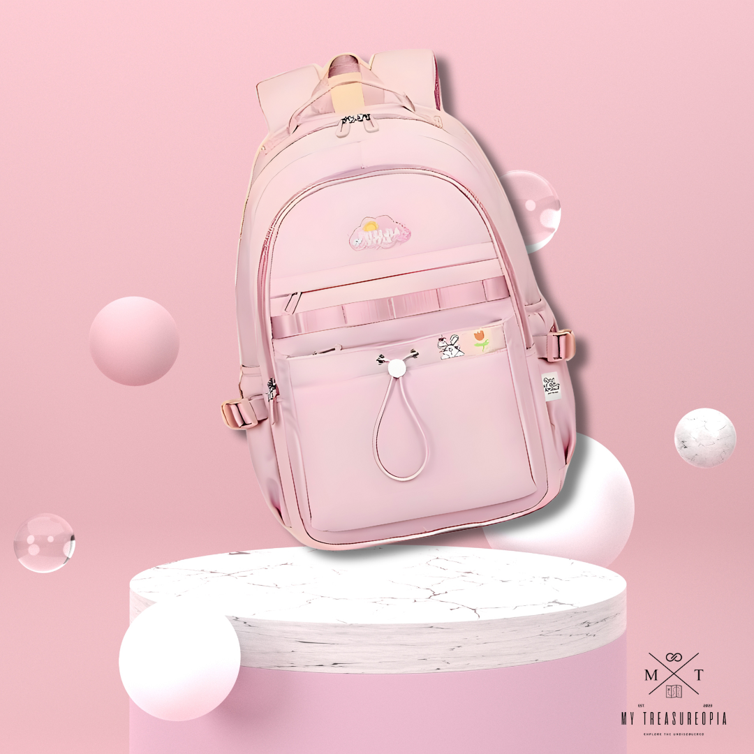 Pastel String School Bag