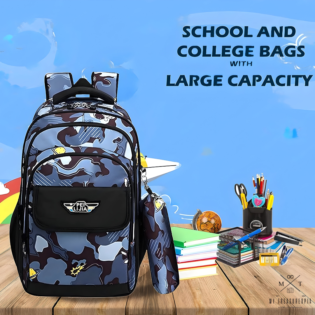 Space Theme School Bag