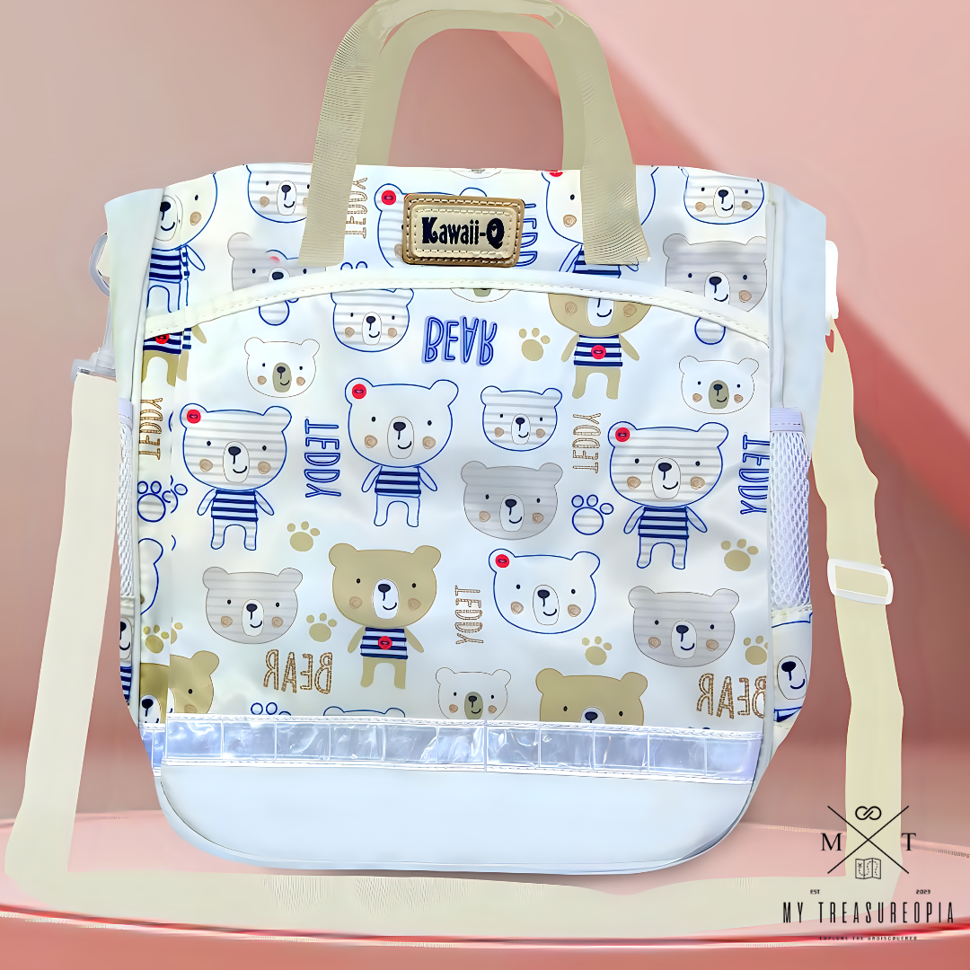 I AM BUDDY BEAR Tote Bag ( 2 In 1 Hand Bag & Shoulder Bag )