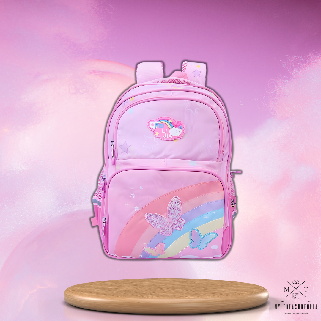 Pink Universe School Bag